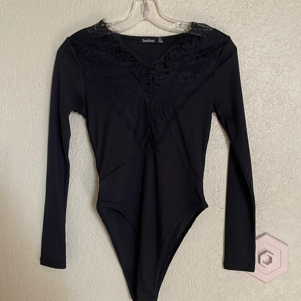 Boohoo long sleeve body suit